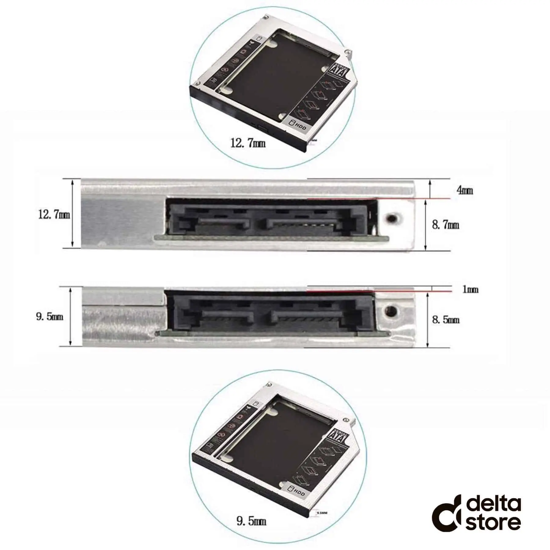 HDD SSD Caddy DVD to SATA